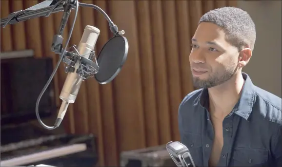  ?? Empire. ?? CROSSOVER: Jussie Smollett as Jamal in
He has teamed up with Pitbull for a club anthem.