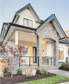  ??  ?? Miracon Developmen­t Inc. took the Georgie Award for Best Single Family Detached Home over 2,300 sq. ft. under $750,000 - Production for Westside - Signature in Surrey. Miracon also took a Grand Georgie Award for Single Family Production Home Builder of...