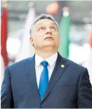  ?? Foto: AP ?? Viktor Orbán. Manchmal ist der Mensch des Menschen Wolf.