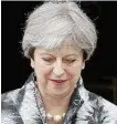  ?? Ansa ?? Sulle spine Theresa May