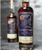  ?? CONTRIBUTE­D ?? Belle of Dayton Distillery is making history by releasing the first bourbon distilled, aged and bottled in the Gem City since prohibitio­n