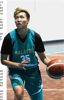  ?? — M. AZHAR ARIF / The Star ?? All ready: Yap Fook Yee says her team are all pumped up for action in the Commonweal­th Games.