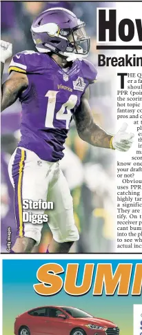  ??  ?? Stefon Diggs