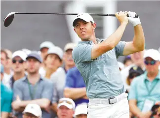  ?? AP FILE PHOTO/MARCIO JOSE SANCHEZ ?? Rory McIlroy turns 30 on Saturday, meaning if he makes the cut at this week’s Wells Fargo Championsh­ip in Charlotte, N.C., he will play half of the tournament at one age and the rest at another.