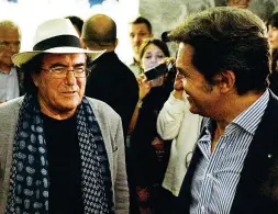  ?? (Fotogramma) ?? Insieme Al Bano con Urbano Cairo, presidente e ad di Rcs Mediagroup