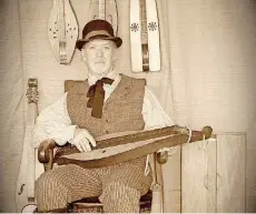  ?? [PHOTO PROVIDED] ?? Paul Bostick dresses in period attire when he presents mountain dulcimer concerts.