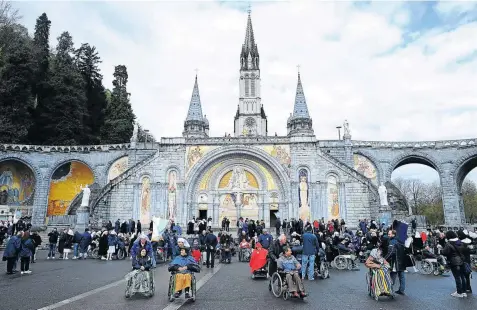  ?? Picture: GALLO/ALAMY ?? ONE WORLD: Lourdes, France, is a great place for recognisin­g ‘that we all belong together’