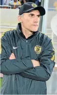  ??  ?? Kaizer Chiefs coach Giovanni Solinas.