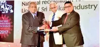  ??  ?? Aruna Engineerin­g Industries receives the award