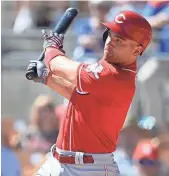  ?? JOE CAMPOREALE, USA TODAY SPORTS ?? Joey Votto shines for the downtrodde­n Reds.
