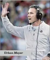  ?? Marcio Jose Sanchez Associated Press ?? Urban Meyer