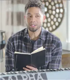  ??  ?? Jussie Smollett’s song F.U.W. debuted this week on YouTube.