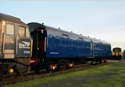  ??  ?? ROG Mk 1 barrier vehicle 6344 at Eastleigh Works on December 5, 2020 following an overhaul and repaint. (Carl Watson)