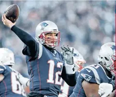  ?? /EFE ?? Tom Brady, quien encabeza un ataque de los Patriots, llega a su final 13 en la Era Belichick-Brady.