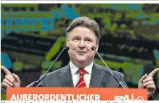  ??  ?? Sicher: Ludwig glaubte von Anfang an daran, die Wahl zu gewinnen