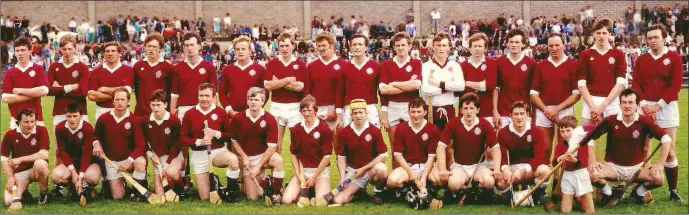  ??  ?? Freemount winners of their first Duhallow Junior A Hurling Championsh­ip title in 1998. Picture John Tarrant