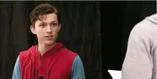  ??  ?? JuMpIng spIder
Tom Holland used his dance training to ace the Spider-Man screen test (bottom right).