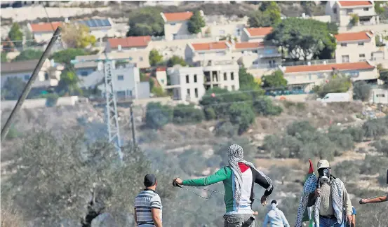  ??  ?? Jede Woche kommt es im Dorf Kafr Qaddum zu Protesten gegen Israels Armee. Immer wieder gibt es dabei auch Verletzte.
