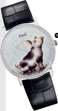  ??  ?? Every year a number of watch maisons include design cues in-line with the lunar new year zodiac