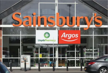  ??  ?? Sainsbury’s will shut down its meat, fish and deli counters while 420 Argos outlets are earmarked for closure over the next three-and-a-half years