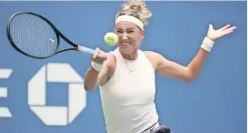  ?? AFP ?? Victoria Azarenka plays against Sloane Stephens during the US Open match. —