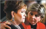  ?? SPENCER PLATT — GETTY IMAGES ?? Beverly Young Nelson, left, with lawyer Gloria Allred, details sexual abuse by Roy Moore.