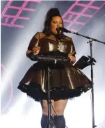  ??  ?? NETTA BARZILAI brought the house down.