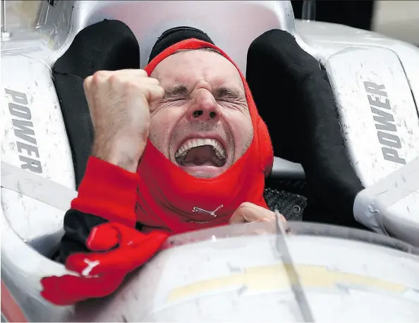  ?? CHRIS GRAYTHEN / GETTY IMAGES ?? Australia’s Will Power was impressive Sunday at the Brickyard en route to claiming his first Indianapol­is 500 title.