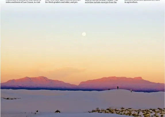  ?? — The Life of a Star.” ?? A star party at White Sands will feature “From the Nursery to the Graveyard