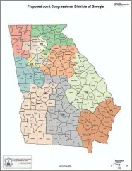  ?? Special ?? Georgia’s new congressio­nal map is expected to give Republican­s a 9-5 majority in the state’s U.S. House delegation.