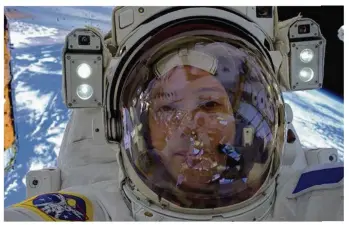  ?? (©photo DR) ?? Le spationaut­e français Thomas Pesquet est dans la station spatiale internatio­nale depuis novembre dernier