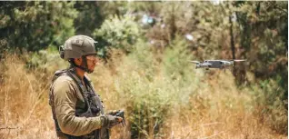  ?? (IDF Spokespers­on’s Unit) ?? A WEEK-LONG drill by the Kfir Brigade saw new capabiliti­es and weapons including drones tested by the troops.