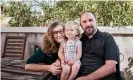  ?? Photograph: Carolyn Fong/ The Guardian ?? Harrell, with his wife Levana and their daughter Aya.