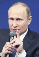  ??  ?? Putin