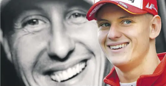  ?? BILD-Montage: Imago ?? Mick Schumacher wird in der Formel 1 in die Fußstapfen seines Vaters Michael Schumacher treten.