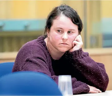  ?? DOMINICO ZAPATA/
STUFF ?? Laken Maree Rose, 31, repeatedly gave evidence that she participat­ed ‘‘because she had variously been threatened, beaten, strangled to unconsciou­sness or that her family or animals had likewise been threatened’’.