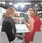  ??  ?? Hoda Kotb and Savannah Guthrie are the toast of “Today.” NBC