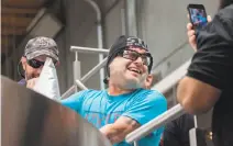  ?? Courtesy Stone Brewing ?? Fat Mike of NOFX enjoys himself at Stone Brewing.