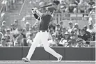  ?? AP ?? The Dodgers’ Shohei Ohtani, who signed a $700 million deal in the offseason, bats during Tuesday’s spring training game in Phoenix.