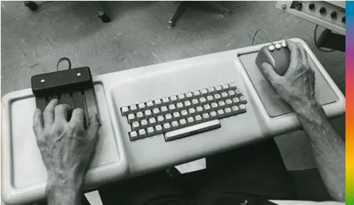  ??  ?? At a time when even being able to type into a computer terminal was a novelty, NLS transforme­d the way you could interact with a computer.