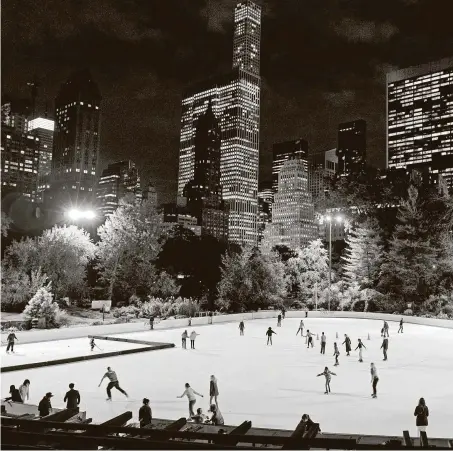  ?? Associated Press file photo ?? Wollman Rink is one of two the Trump Organizati­on operates in Central Park. Expecting a legal challenge, Mayor Bill de Blasio announced Wednesday that the city is canceling its contracts over the Jan. 6 mob attack on the Capitol.