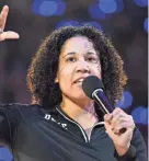  ?? ROB KINNAN/USA TODAY SPORTS ?? Duke coach Kara Lawson said her team played with a men’s basketball for the first half of a loss to Florida State last Sunday.