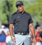  ?? 2021 USA TODAY SPORTS PHOTO BY ALLAN HENRY ?? Phil Mickelson is “relaxed, he laughs all the time,” says his mother, Mary.