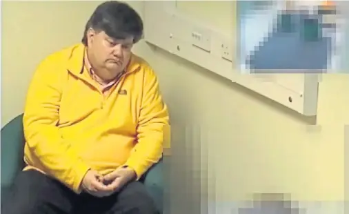  ??  ?? UNTRUTHS: Carl Beech, seen here during one of the interviews police filmed with him, claimed he had been abused by high-profile figures