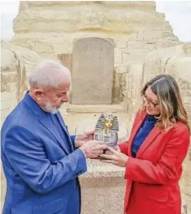  ?? ?? Lula e Jana no Egito