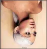  ??  ?? The cover of Ariana Grande’s new album, Sweetener, has an upside-down photo of the singer.