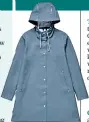  ??  ?? Mosebacke raincoat, £180 (stutterhei­m.com)