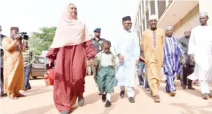  ?? Governor Nasir El-Rufai and his wife Ummi enrolled their son in a public school in 2019 ??