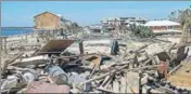  ?? BLOOMBERG ?? Debris and rubble are seen on a street after Hurricane Michael hit Mexico Beach, Florida.