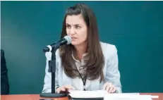  ??  ?? Alexandra Haas, presidenta del Conapred, advirtió que pese a los avances en México, no hay cifras oficiales para contabiliz­ar agresiones contra la comunidad gay.